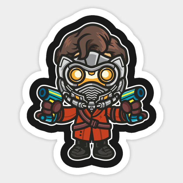 Star-Lord Sticker by KDNJ